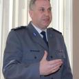 młodszy inspektor Dariusz Bieniek, komendant Powiatowej Policji w Ostrzeszowie