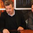od lewej Adam Koszada (PiS), Edward Prus (WK), Dariusz Witoń (SLD)