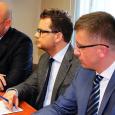 Od lewej: Radosław Kołaciński, Łukasz Myszko, Dariusz Grodziński.