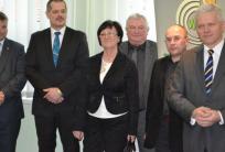 od lewej: Jarosław Pietrzak, Sławomir Spychaj, Maria Górczyńska, Mieczysław Maciaszek, Lucjan Kempiński, Andrzej Grzyb.