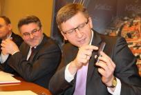 od prawej: Dariusz Grodziński, Janusz Pęcherz - fot.: Iwona Cieślak