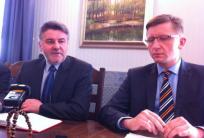 od lewej: J. Pęcherz i D. Grodziński