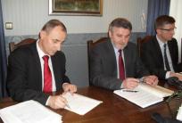 Od lewej: Jacek Konopka, Janusz Pęcherz, Dariusz Grodziński.