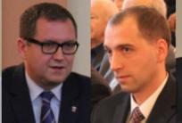 Od lewej: Karolina Pawliczak (SLD), Grzegorz Sapiński (WK), Piotr Kościelny (WK), Artur Kijewski (PiS)