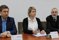 od lewej Mariusz Witczak, Bożena Henczyca, Rafał Grupiński