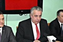 Od lewej: Dariusz Witoń, Leszek Aleksandrzak, Artur Szymczak / SLD