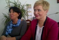od prawej: Beata Klime, prezydent Ostrowa Wlkp.