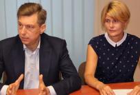 poseł Mariusz Witczak, radna Alicja Łuczak / Platforma Obywatelska