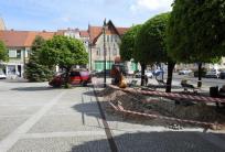 na fot.: budowa fontanny / fot. Anna Bogacz