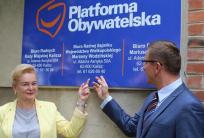 na fot. od lewej: Marzena Wodzińska / Zarząd Województwa Wielkopolskiego, Dariusz Grodzinski / kaliski radny PO