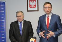 na fot. od lewej: Witold Sitarz / były senator PO; Dariusz Grodziński / kaliski radny miejski PO