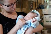 na fot.: Adaś i jego mama - Natalia