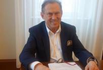na fot. Marian Adamek/ nowy Przewodniczący Rady Powiatu Pleszewskiego