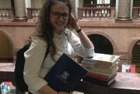 na fot.: Aleksandra Chabierska / laureatka konkursu z III LO w Kaliszu