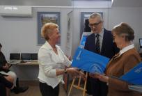 na fot.: Beata Mofina - nowa sołtys Kowalewa odbiera nominację