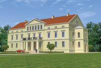 na fot.: Tak będzie wyglądać pałac w Przybysławicach po remoncie już jesienią przyszłego roku