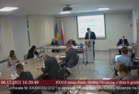 na fot.: Sesja rady gminy Blizanów / screen Youtube