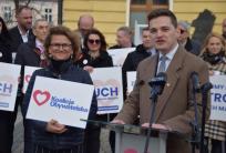 na fot. z prawej: Jakub Paduch / kandydat na prezydenta Ostrowa Wielkopolskiego