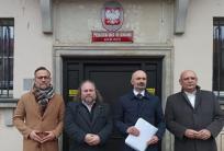 na fot. od lewej Marcin Małecki, Tomasz Wasiak, Sławomir Chrzanowski, Radosław Kołaciński