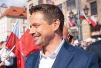 na fot. Rafał Trzaskowski podczas jednej z wielu wizyt w Kaliszu