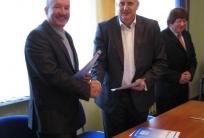 Na zdjęciu od lewej: Jerzy Walczyński, Hubert Wroński, Ryszard Latański