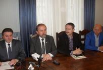 od lewej: Janusz Pęcherz, Krzysztof Rasiak, Andrzej Pichet, Albin Bednarczyk