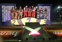 na fot. Podium finałowej rundy Speedway Best Pairs w Ostrowie