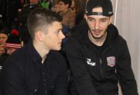 na fot. Dawid Kownacki i Kamil Brzozowski