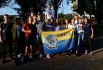 na fot.: Lekkoatleci KS Stal LA w komplecie; fot. Facebook KS Stal LA