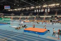 na fot.: W hali w Toruniu odbyły się Ogólnopolskie Zawody Lekkoatletyczne / fot. facebook KS Stal LA