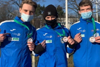 na fot.: Medaliści Mistrzostw Krajowego Zrzeszenia LZS z KS Stal LA Ostrów / fot. facebook KS Stal LA Ostrów