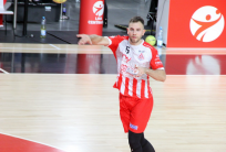 na fot. Kamil Adamski zdobył w Wieluniu 4 bramki