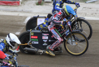 na fot. Jakub Krawczyk zdobył w Lesznie 14 punktów i 1 bonus