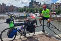 na fot. Kamil Sierański w Amsterdamie / fot. fb Kamil Sierański