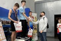 na fot. Borys Rachuta dwukrotnie stawał na najwyższym stopniu podium / fot. materiały KS Stal LA