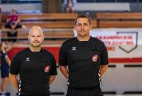 na fot.: Dominik Kaszuba (z lewej), który będzie prowadził mecze w Orlen Superlidze / FB Rebud KPR Ostrovia