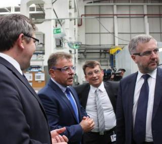 Fot. Od lewej: Jarosław Urbaniak, Zdzisław Kujawa, Dariusz Adamek, Marek Woźniak
