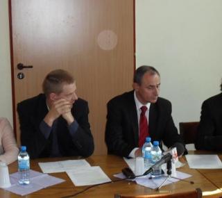 Od lewej: J. Mancewicz, J. Dolat, J. Konopka, S. Małyszko