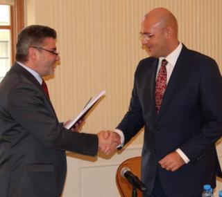 od lewej: Janusz Pęcherz, Radosław Kołaciński