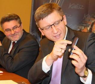 od prawej: Dariusz Grodziński, Janusz Pęcherz - fot.: Iwona Cieślak