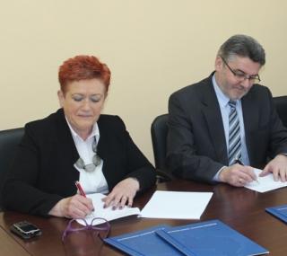 od lewej Irena Sawicka, Janusz Pęcherz