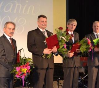 Od lewej Tadeusz Stefaniak, Władysław Rytter, Przemysław Wroński, Sławomir Pisarski