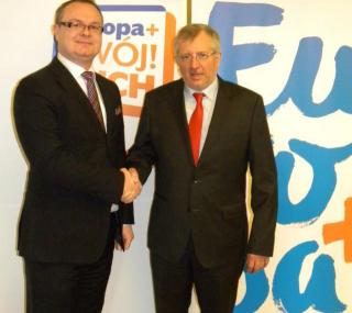 Od lewej: Krzysztof Kłosowski, Marek Siwiec.
