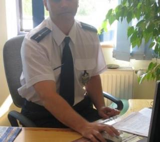 Artur Kurczaba, rzecznik policji w Ostrowie