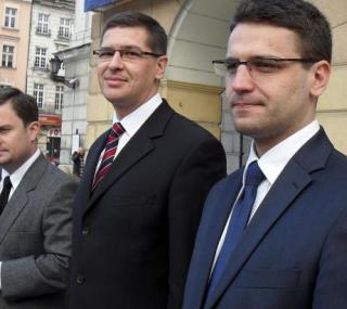 Od lewej: A. Hofman, A. Rogacki, M. Kamiński.