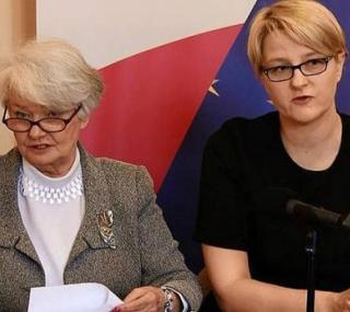 od lewej: K. Łybacka, M. Decker