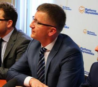 Od lewej: Łukasz Myszko, Dariusz Grodziński, Sławomir Mariusz Chrzanowski