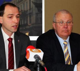 Od lewej: Piotr Kościelny, Andrzej Wojtyła