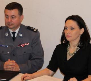 kom. K. Ścisły i senator A. Możdżanowska/PSL