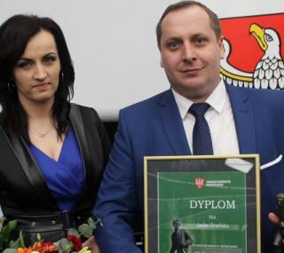 na fot.: Jacek i Emilia Grzelakowie / Wielkopolski Rolnik 2015 Roku